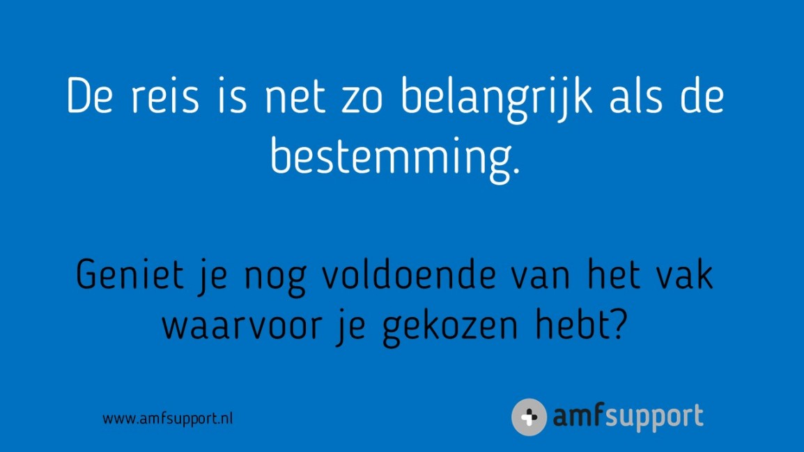 Energie krijg je vooral van een inspirerend proces